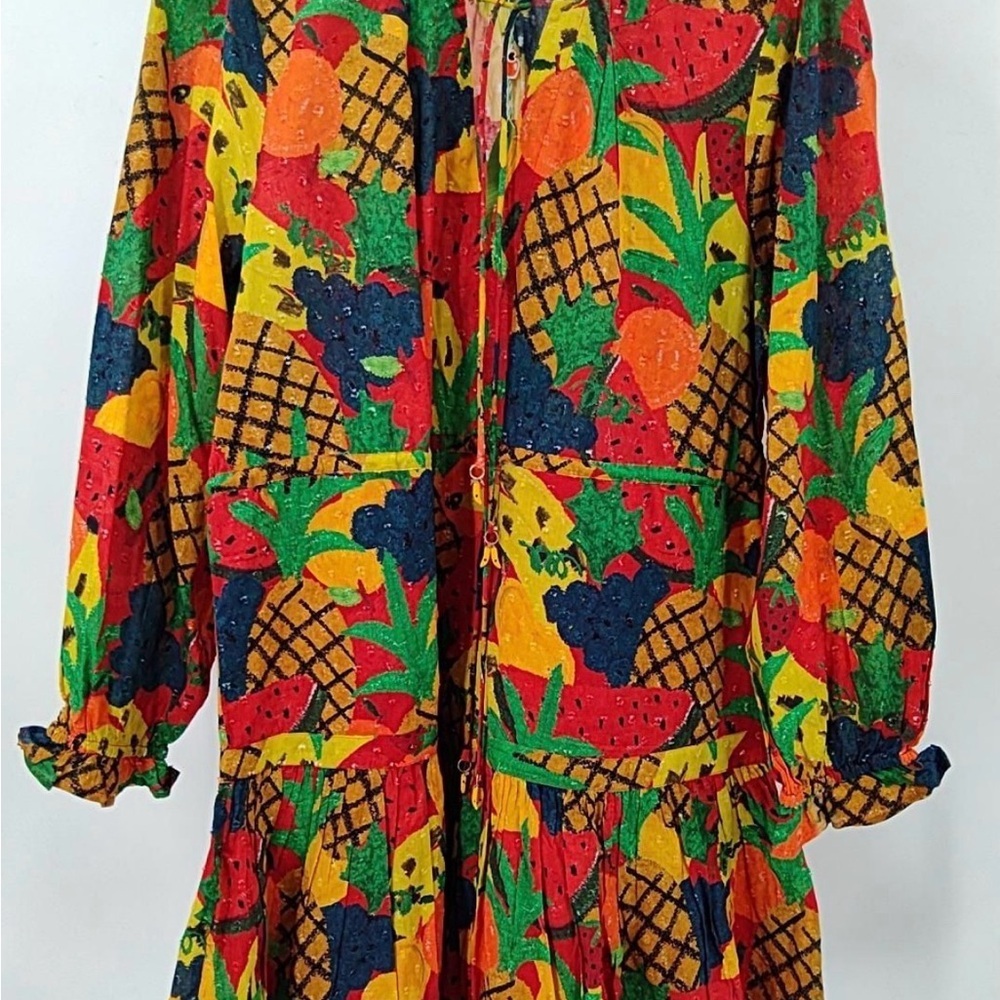 FARM Rio Multi-Color Tropical Print Mini Dress - Picture 5 of 5